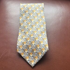 Ermenegildo Zegna Clover print Men’s Silk Vintage Tie